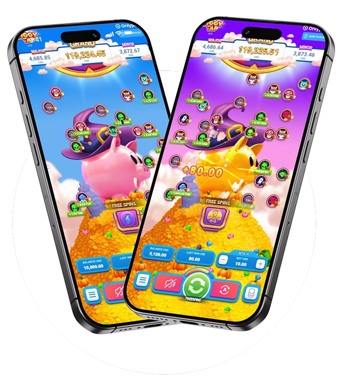 Piggy Tap Mobile App.